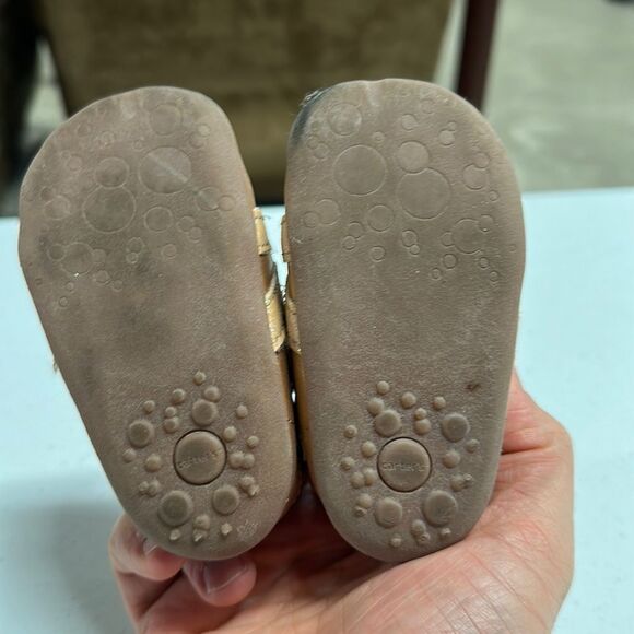 Carter’s Gold Pink Toddler Ankle Boots with Straps Size 3 - Picture 5 of 7